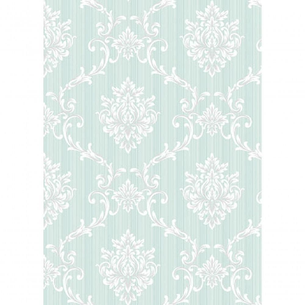 Papel De Parede Flow Damask Fundo Riscado A8011006 Rolo 10m X 0,53m