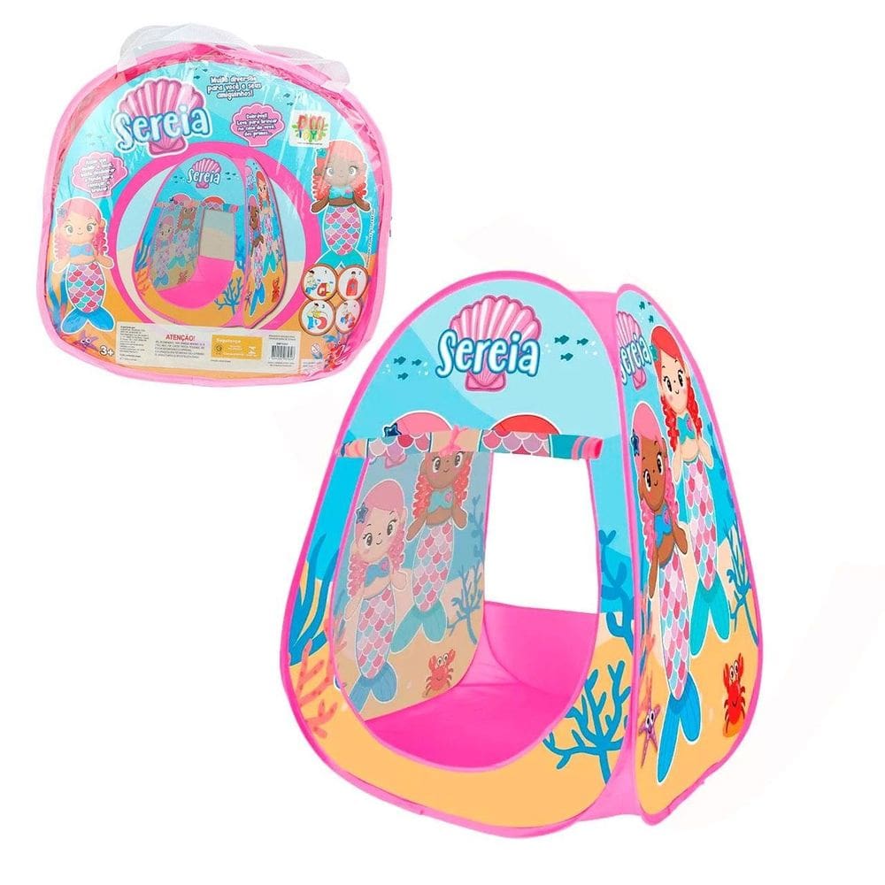 Barraca Infantil 91x72cm Sereia - Tudo em Caixa