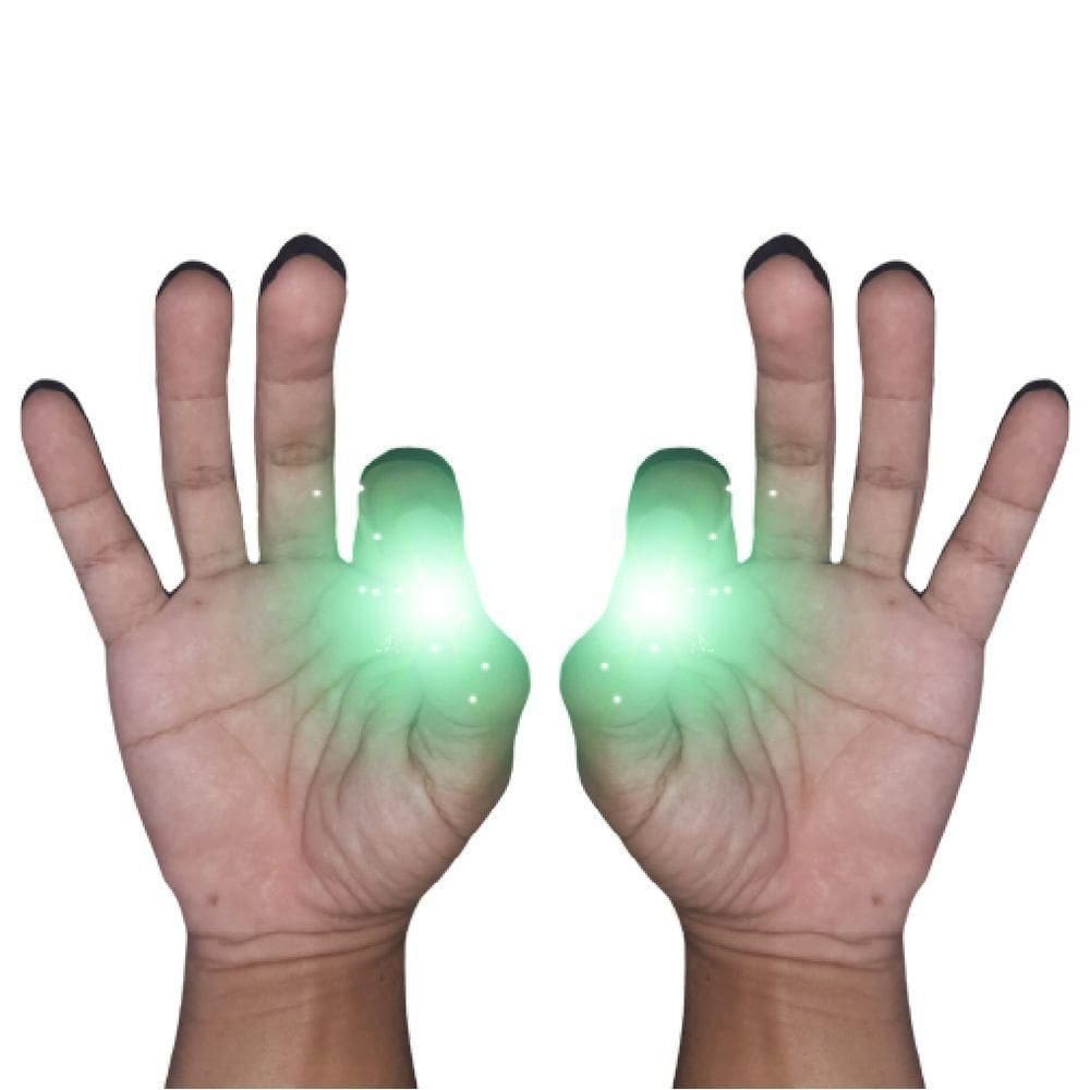 Dedos Mágicos Luminoso, D Lite Dlight Lightup Escolhe A Sua Cor Master Cor Verde