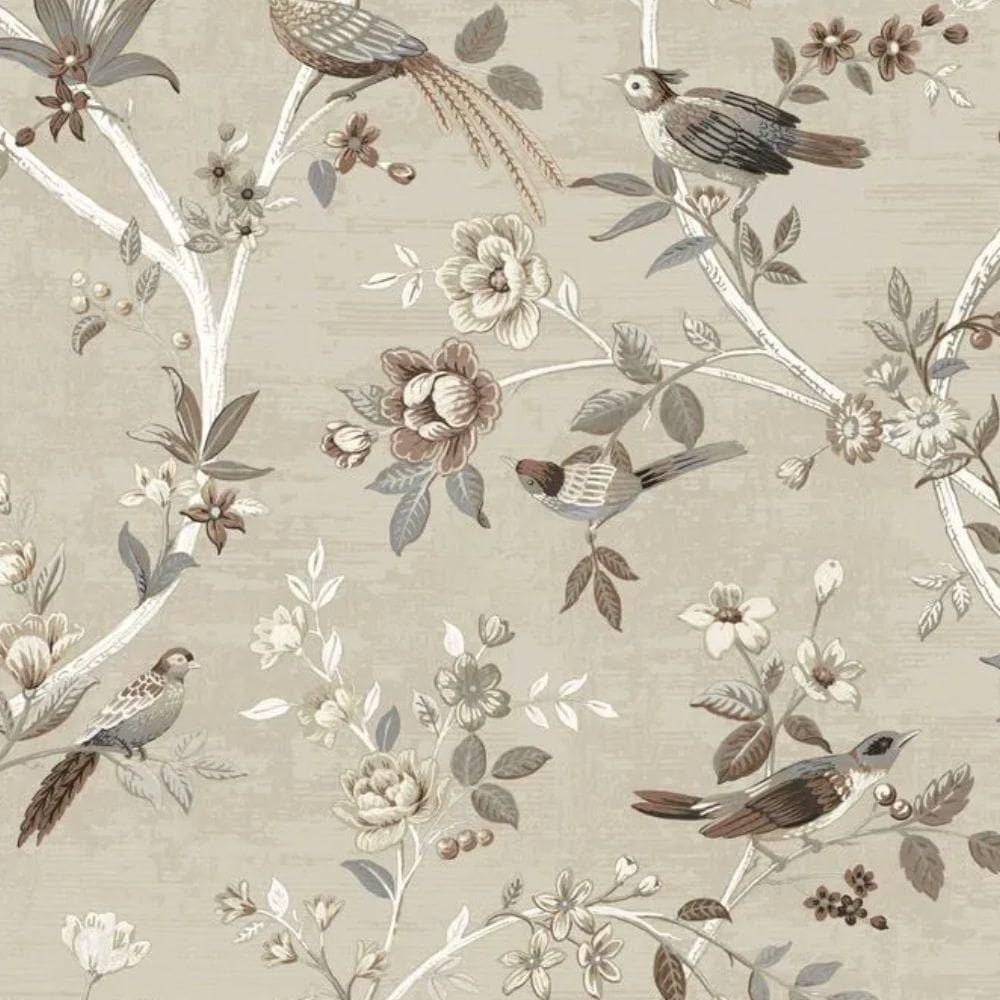 Papel De Parede Thema Animais Cinza 28843