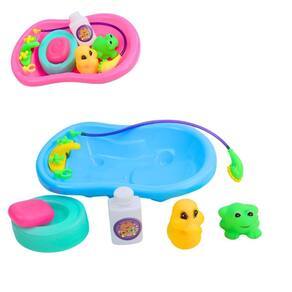 Banheira Para Boneca 23cm com Acessórios Color - Tudo em Caixa