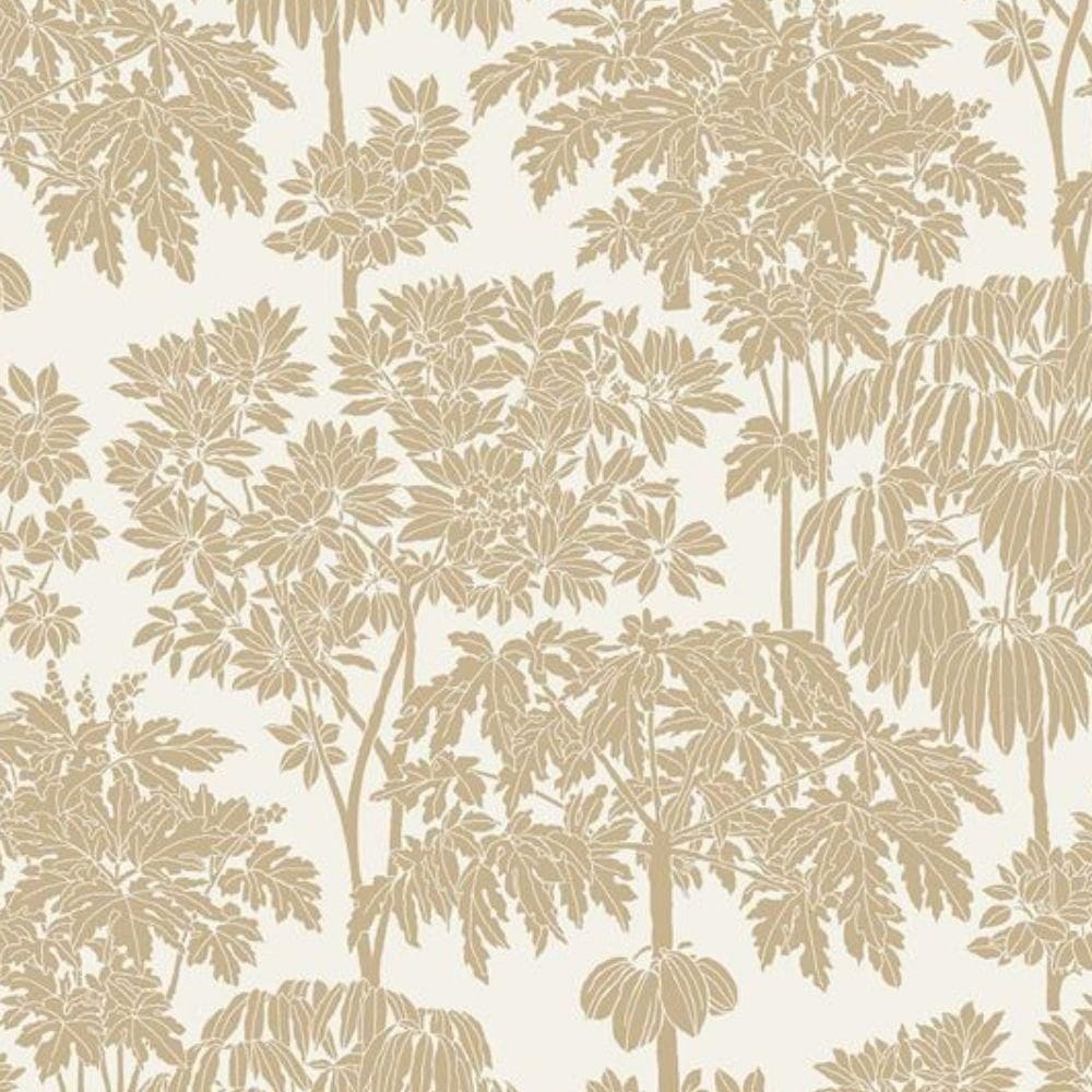 Papel De Parede Ciara Folhagem Metálico A63401