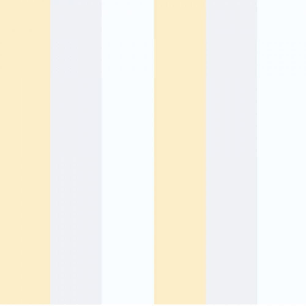 Papel De Parede Treboli Listrão Amarelo 5883 - Rolo 10m X 0,53m