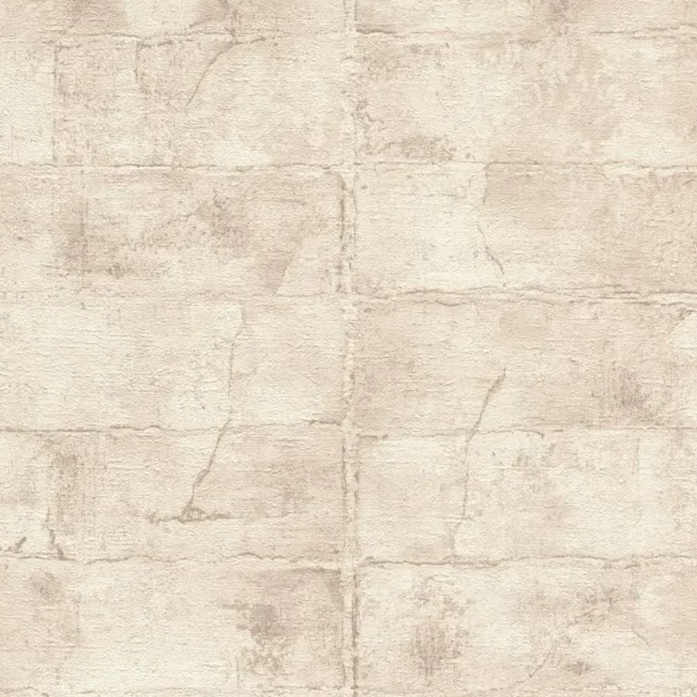 Papel De Parede Concrete Tijolo Branco 520132