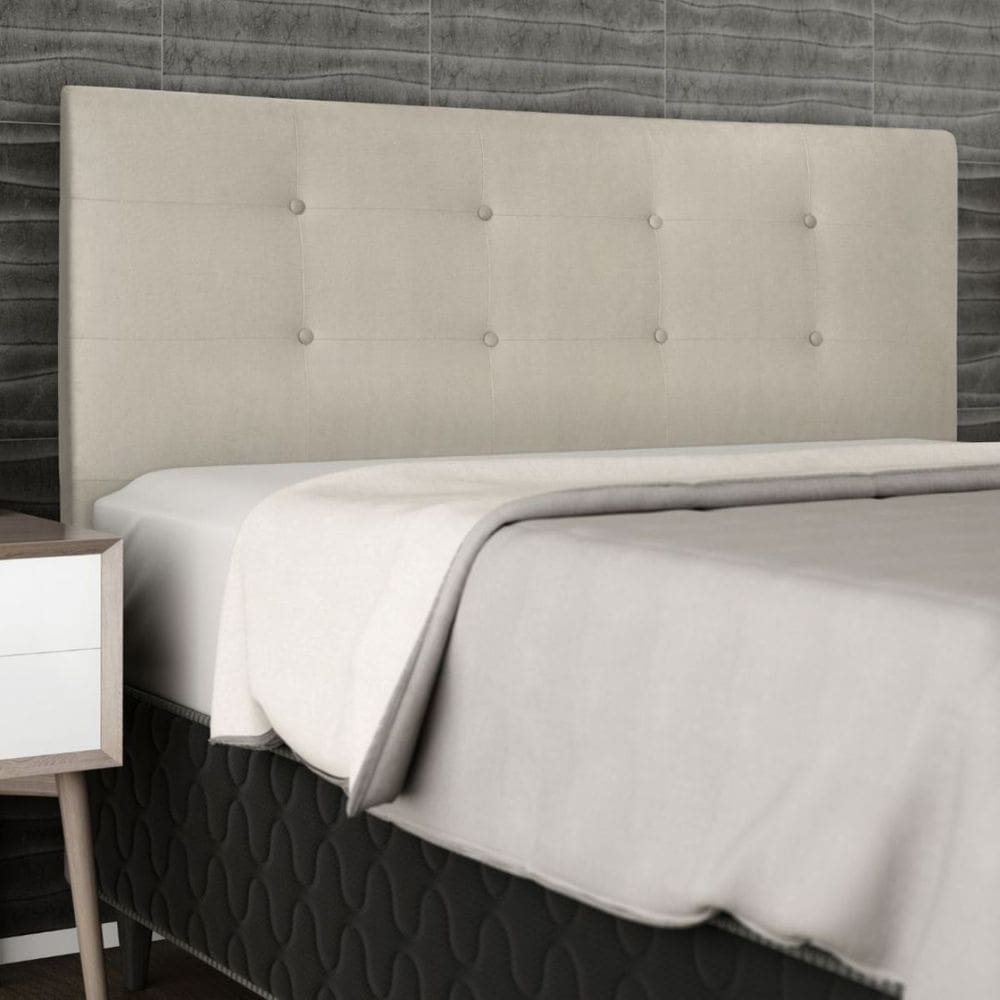 Cabeceira Estofada Cama King 195 cm Atena Suede
