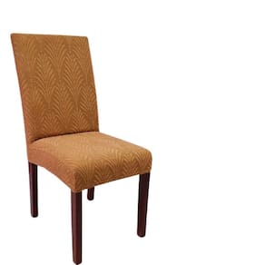 Kit 4 Capas De Cadeira Linha Gold Anti Gato Francesa - Marrom Caramelo