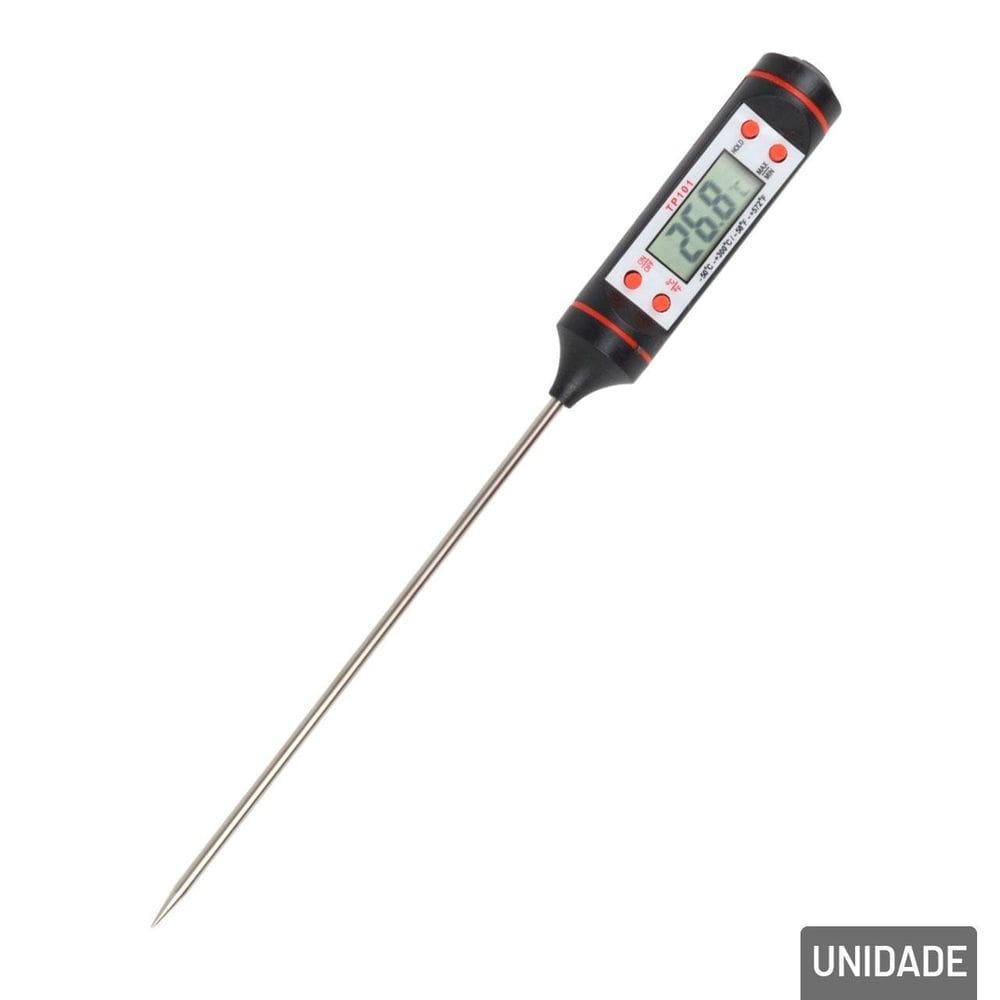 Termômetro 24cm Culinário Digital - Tudo em Caixa