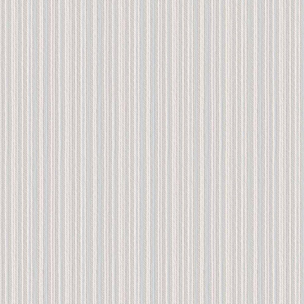 Papel De Parede Tissé Listrado Azul 25450