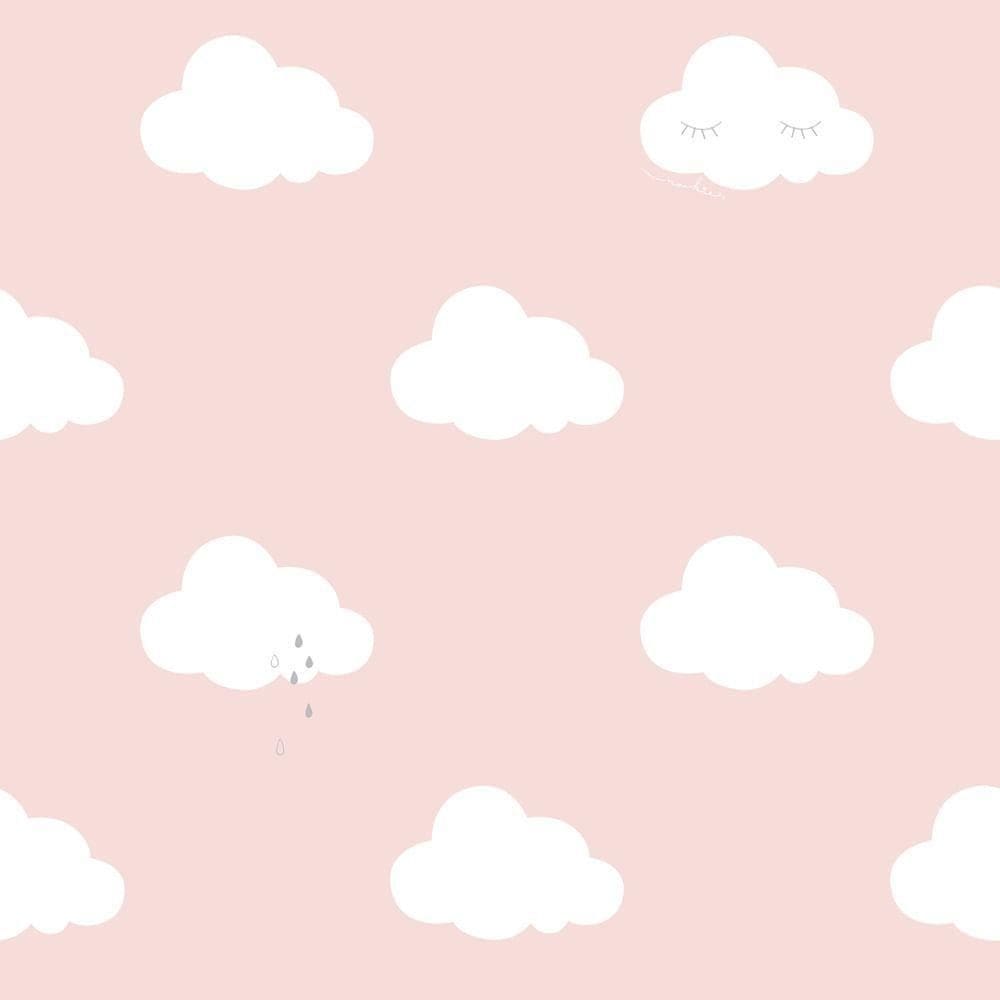 Papel De Parede Sweet Dreams Nuvem Nd21115 Tam. 4m²
