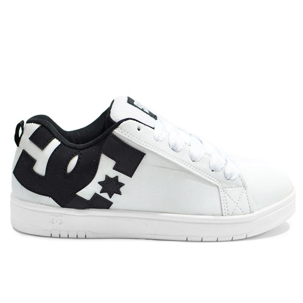 Tênis DC Shoes Court Graffik White Black