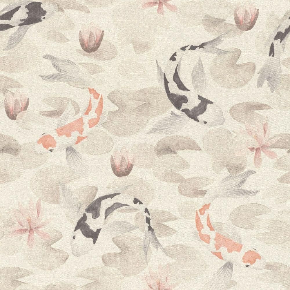 Papel De Parede Linares Koi 409420 Rolo 10m X 0,53m