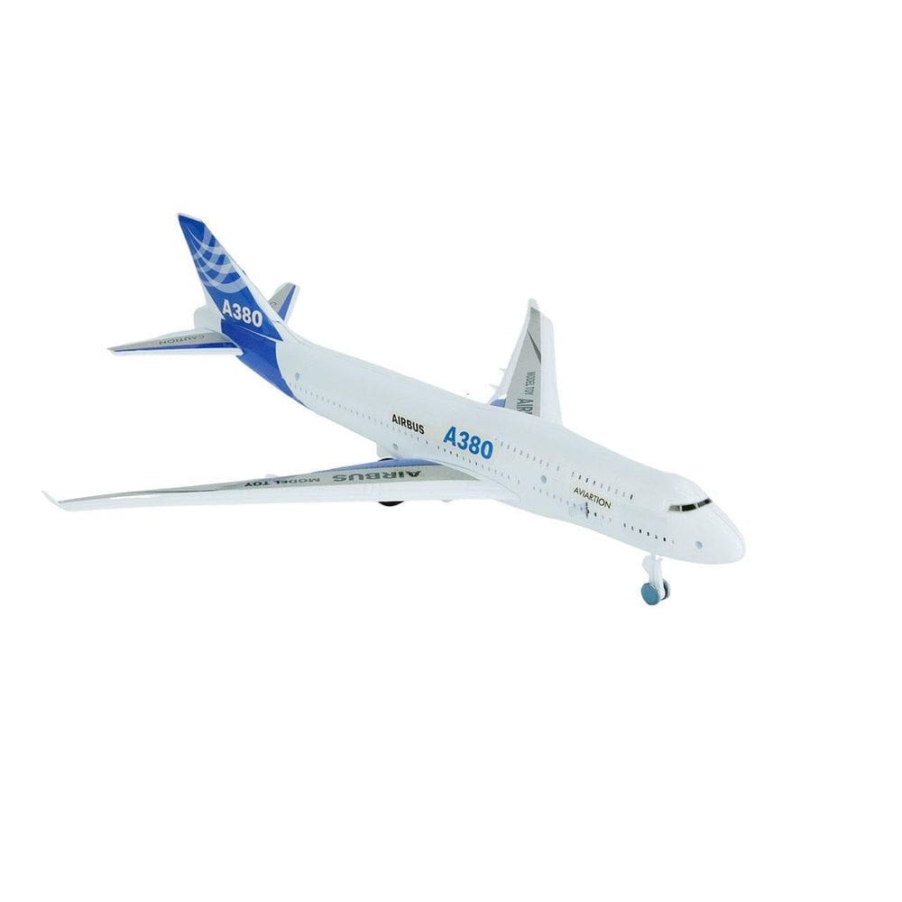Avião Movido à Fricção com LUZ e SOM A380 - Tudo em Caixa