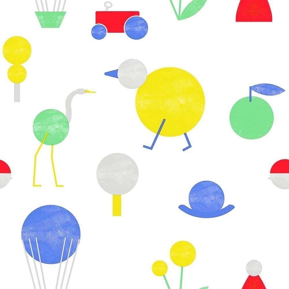 Papel De Parede Play Divertido 96414 - Rolo 10m X 0,53m