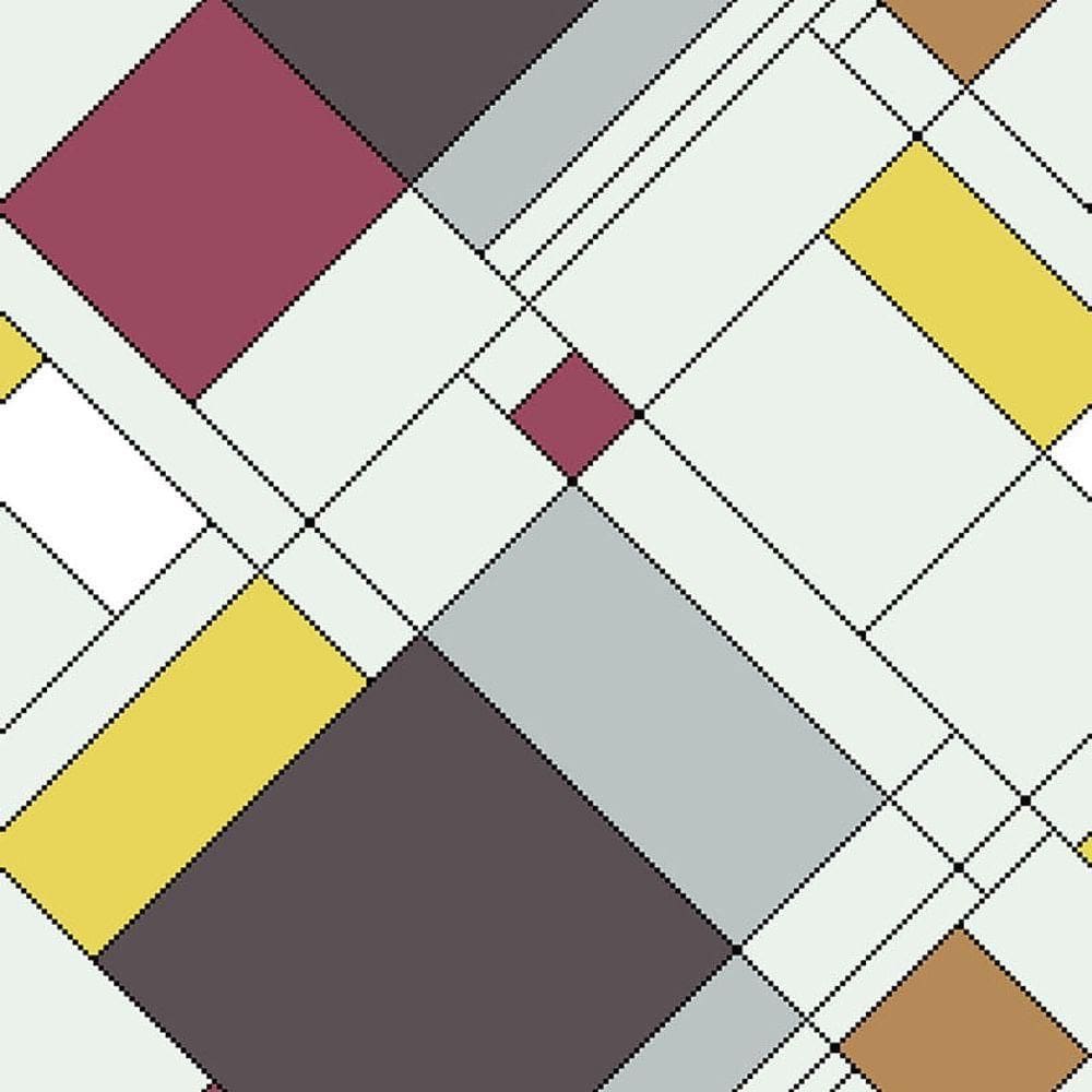 Papel De Parede A Maze Geometric Art Am22734 - Rolo 10m X 0,53m