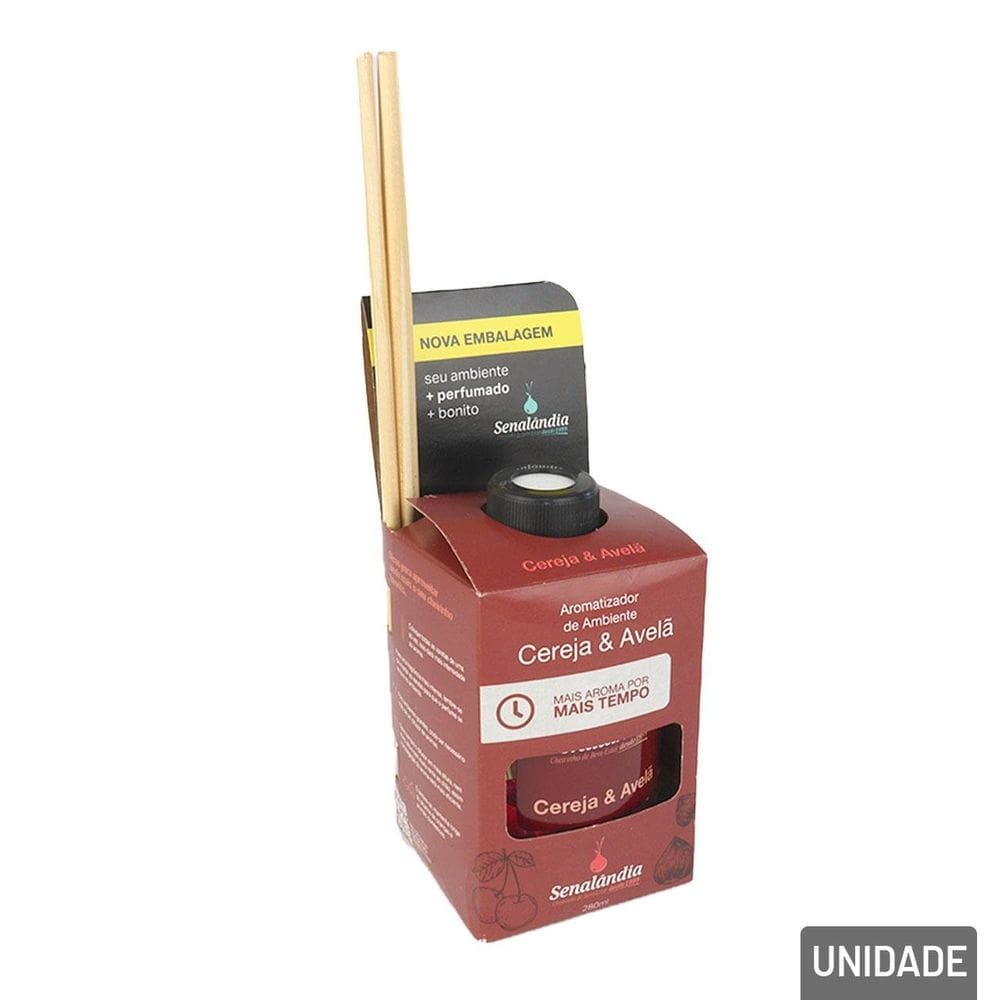 Aromatizador de Ambiente 280ml Cereja e Avelã - Tudo em Caixa