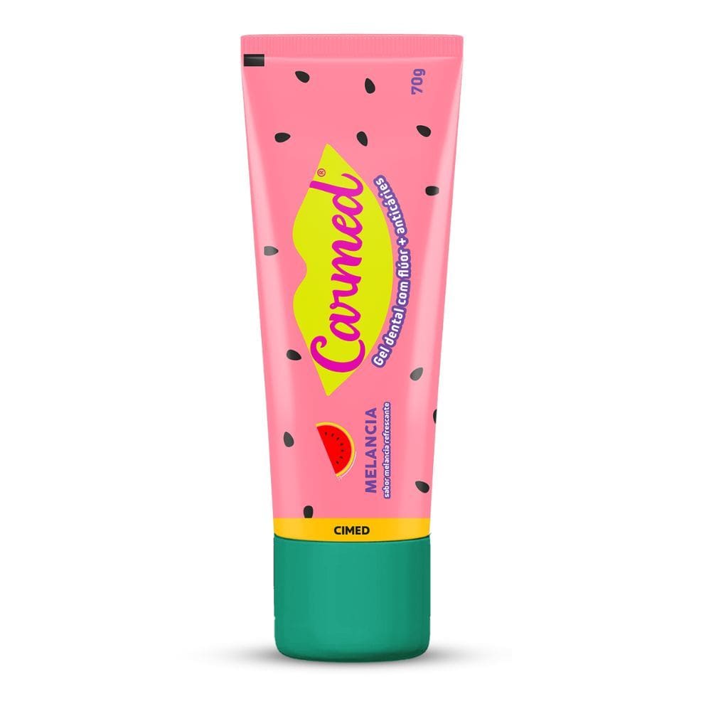Gel Dental Carmed Melancia com Flúor 70g