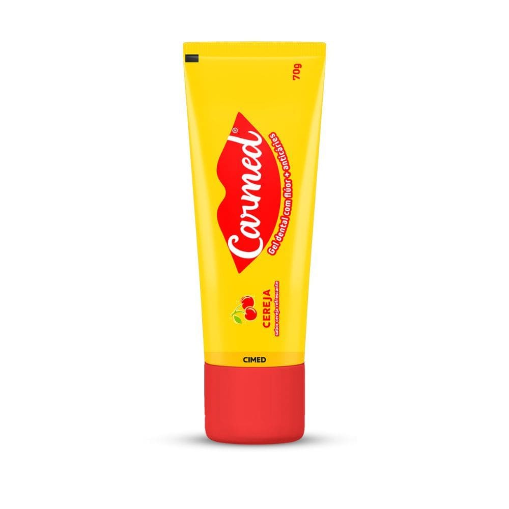 Gel Dental Carmed Cereja com Flúor 70g
