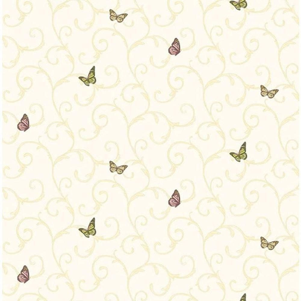 Papel De Parede All Kids Borboletas H2910903 Rolo 10m X 0,53m