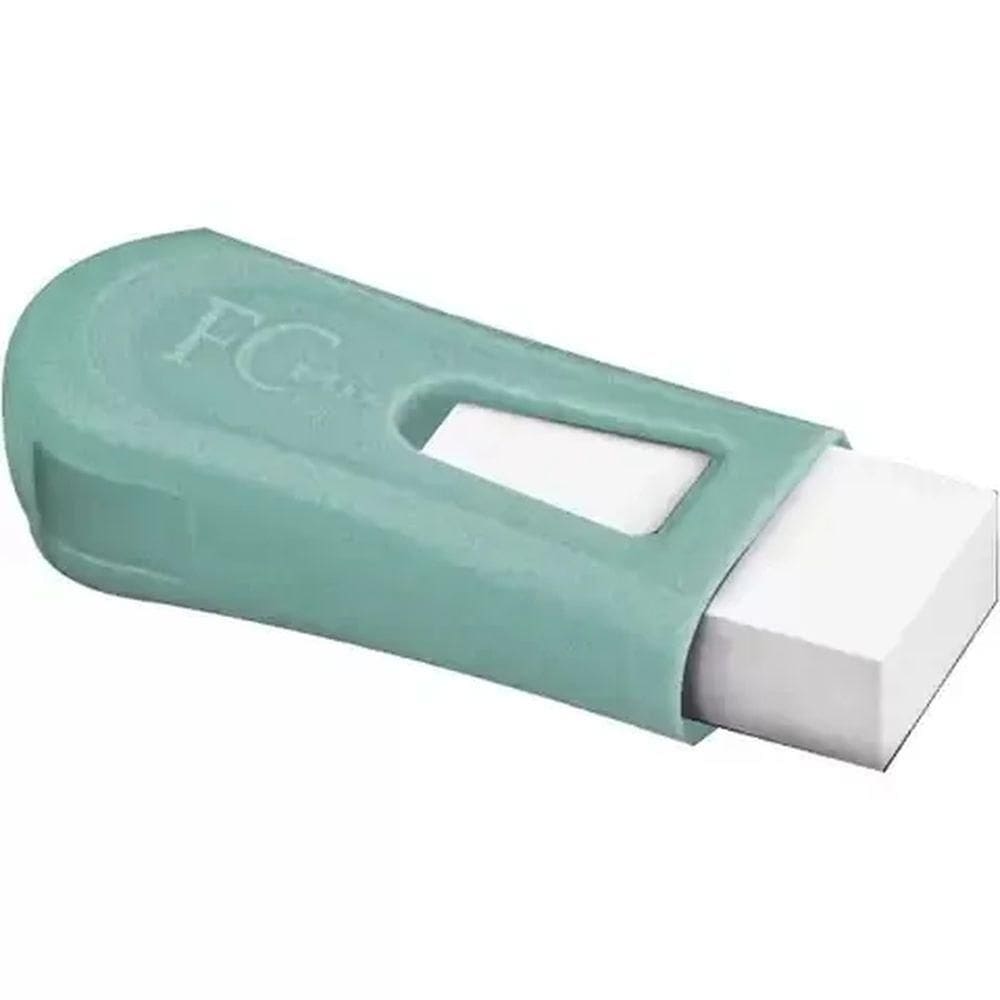 Borracha C- Apontador Faber Castell Fc - Mix Black Neon Verde Pastel
