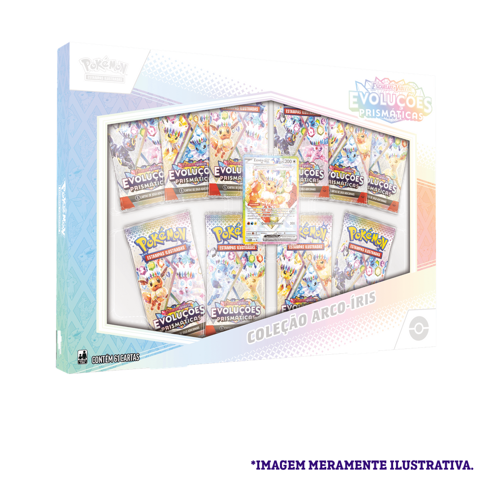 Box Pokémon EV8.5 Coleção Arco-íris