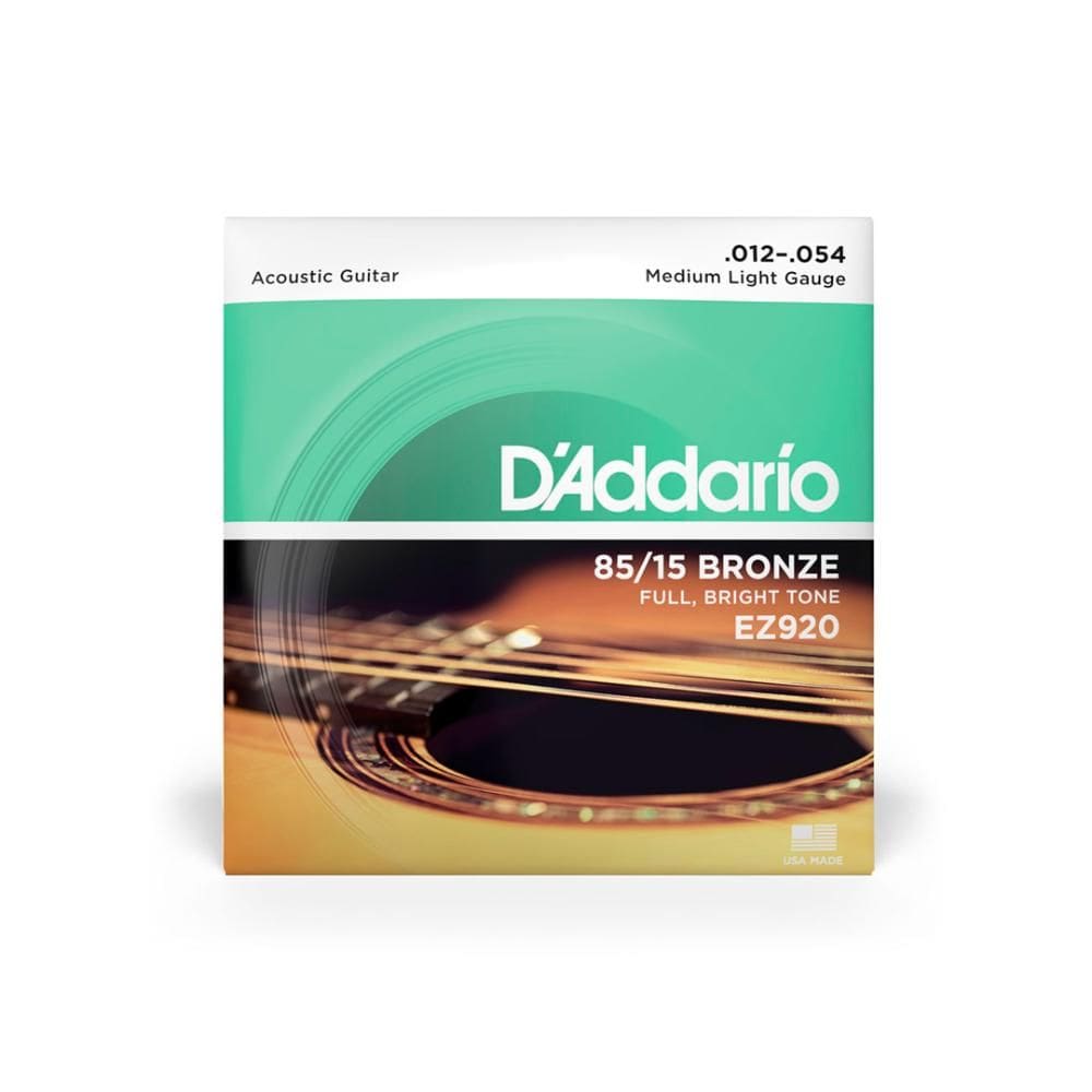 Cordas Para Violão Aço D Addario Bronze 85/15 Ez920 .012-.054 [F108]