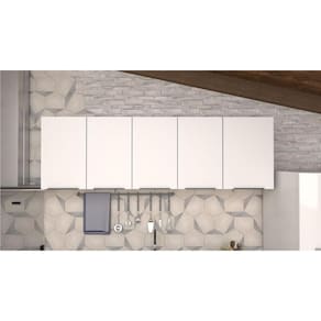 Armário Aéreo Aço Júpiter 174cm Branco Cozimax