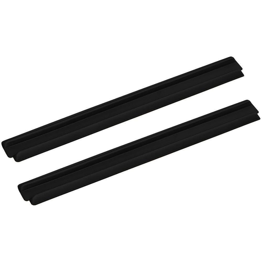 Kit 02 Protetores Veda Porta Poliéster Preto 80Cm
