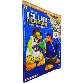 Quadrinhos HQ Gibi Graphic Novel Formato 20x26 cm Lombada com Grampos Club Penguin Especial de Quadrinhos Nº 1