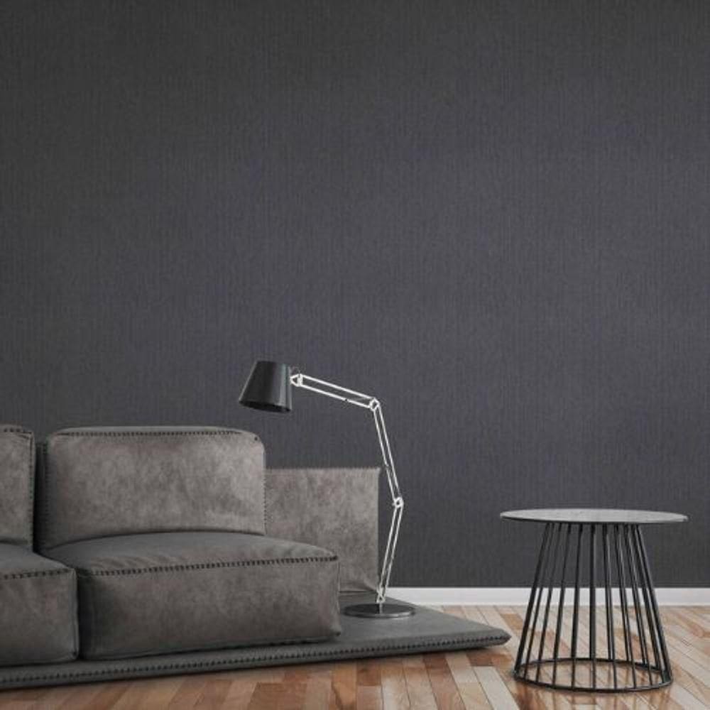 Papel De Parede Attractive 2 Aspecto Têxtil Cinza 344335