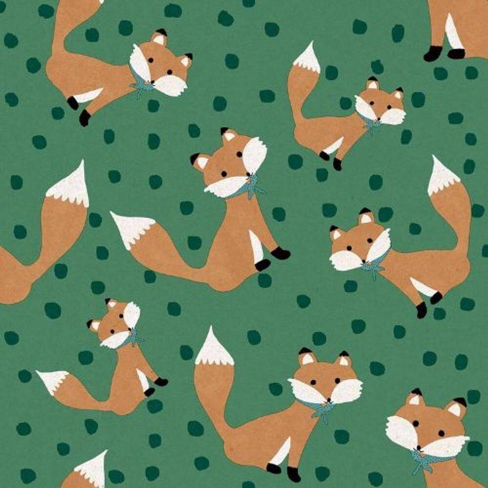 Papel De Parede Minime Infantil Verde 17117