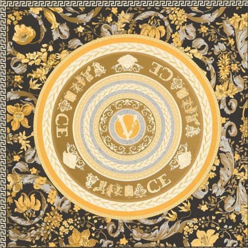 Papel De Parede Versace V Arabesco Bege 387055