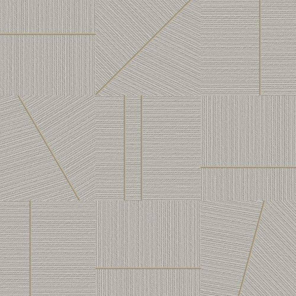 Papel De Parede Tissé Geométrico Marrom 25444