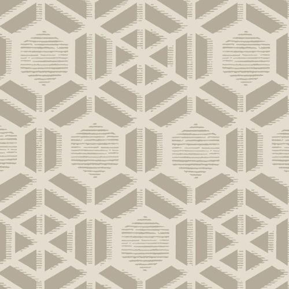 Papel De Parede Capri Geométrico Bege 190512602