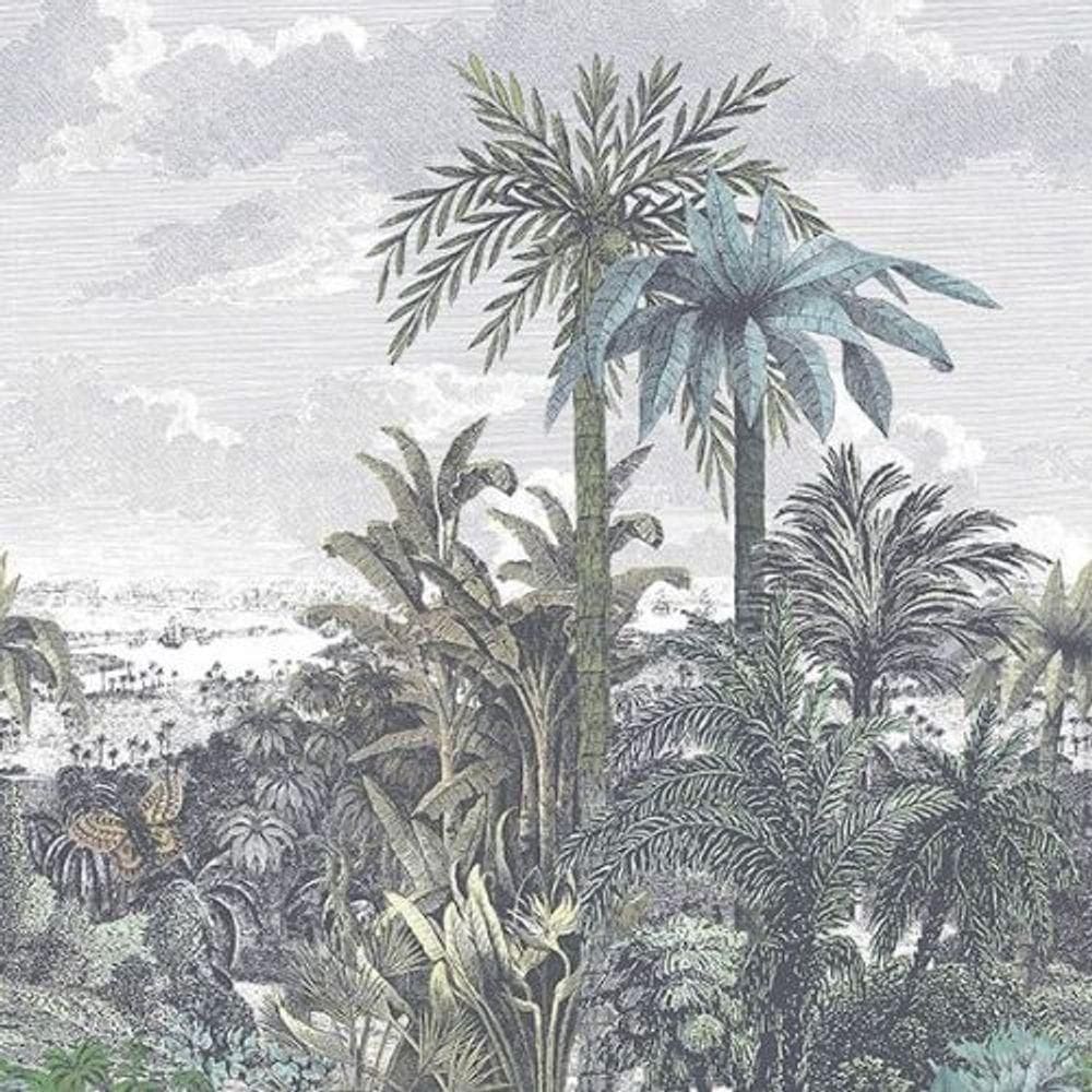 Painel De Parede Capri Folhagem Colorido 190613301