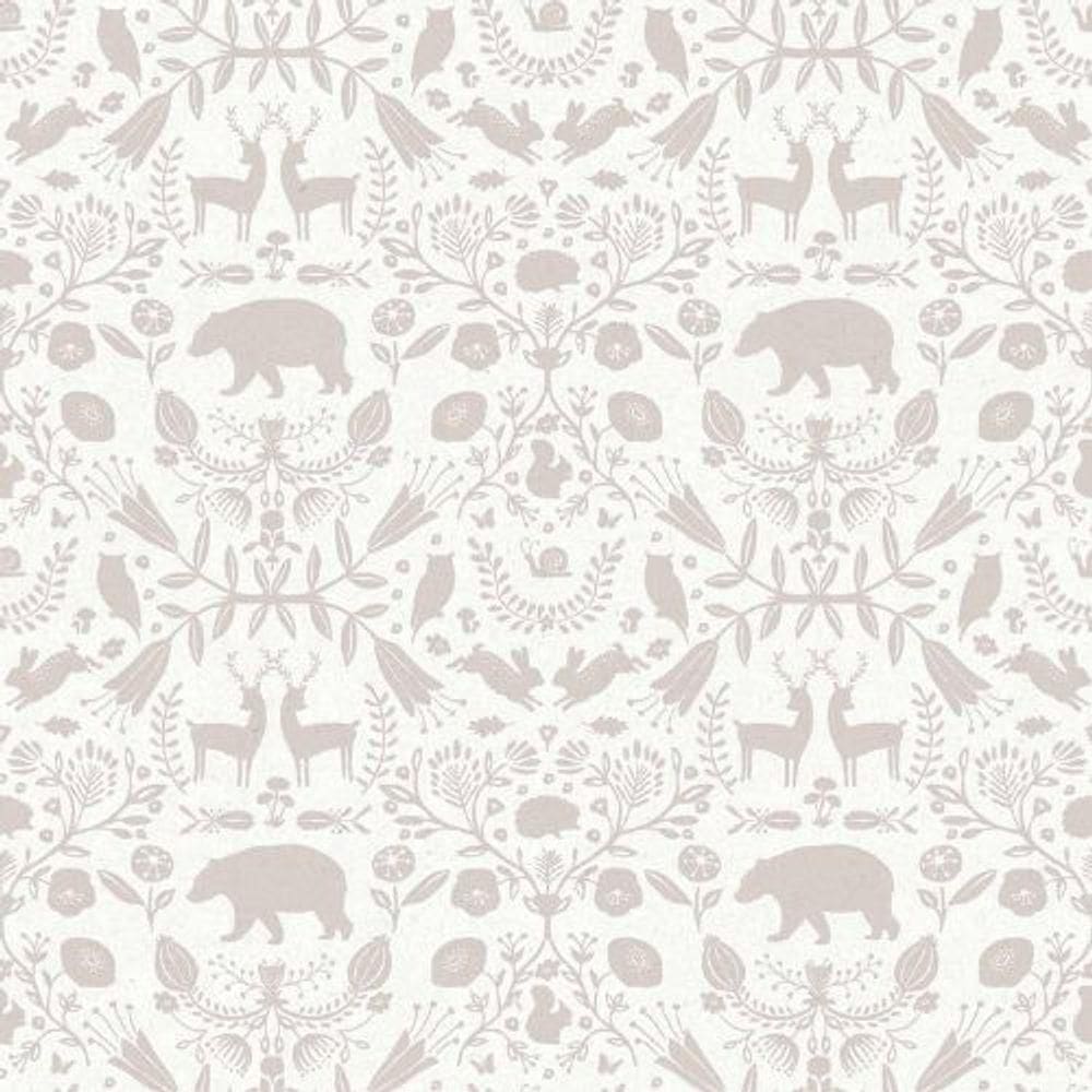 Papel De Parede Minime Infantil Bege 17141