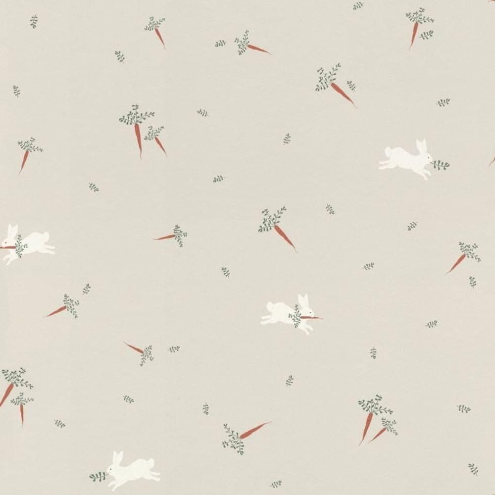 Papel De Parede Bambino Xviii Cenouras 249248 Rolo 10m X 0,53m