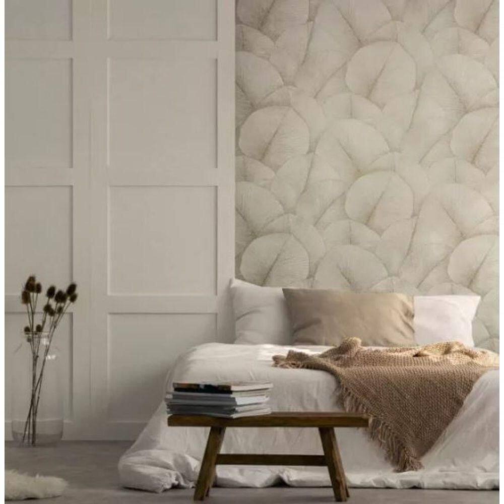 Papel De Parede Sheilas Folhagem Bege 34510