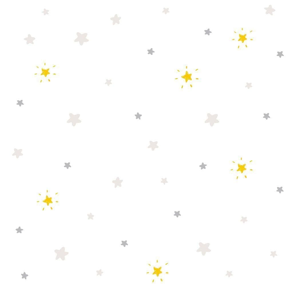 Papel De Parede Sweet Dreams Estrelinhas Nd21143 Tam. 4m²