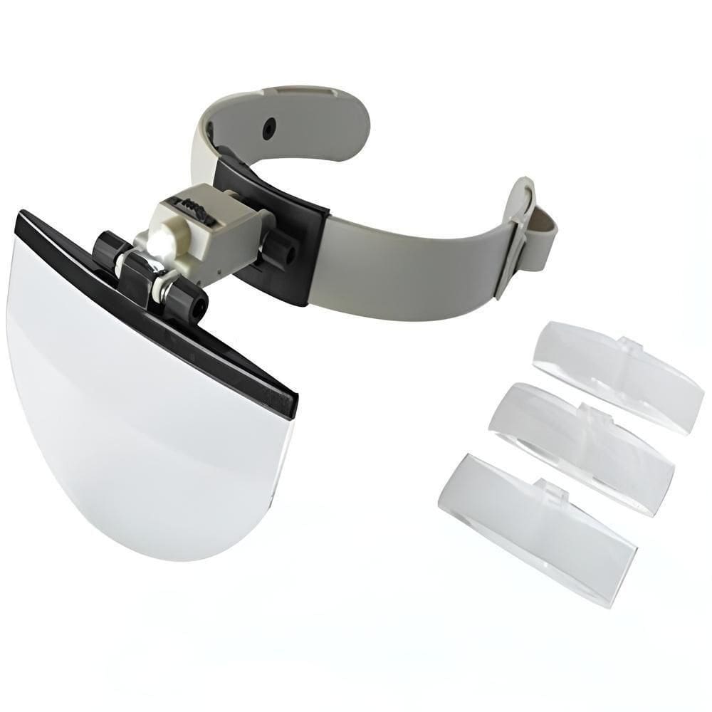 Oculos Lupa Maos Livre Profissional Led Lente De Cabeca Aumento Estetica Reparo Joias Leitura Ourives