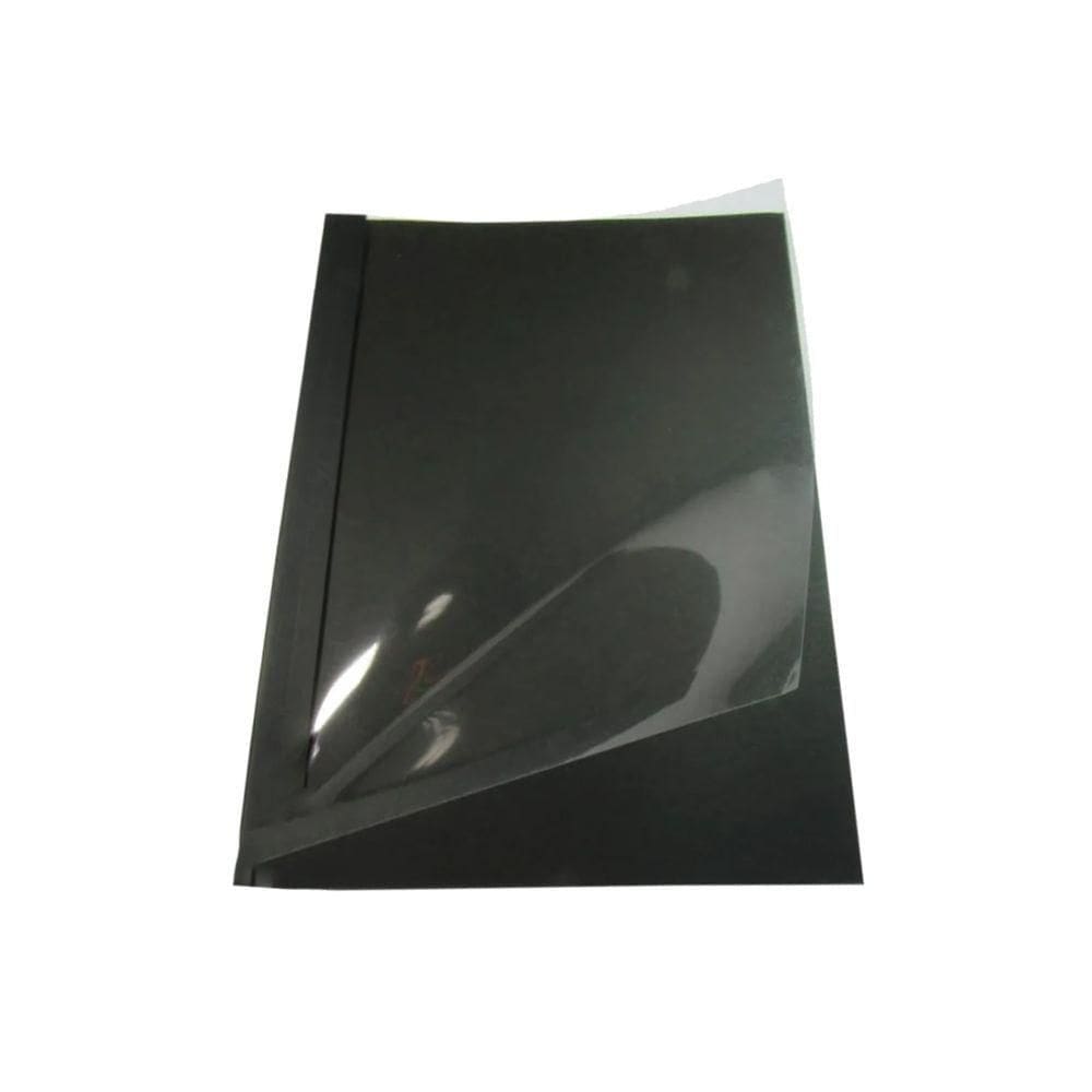 Capa Encadernação Térmica Frente Costa Até 30 Folha A4 Preta