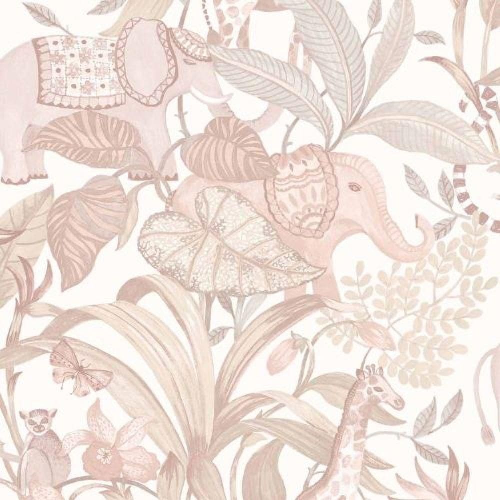 Papel De Parede Minime Infantil Rosa 17108