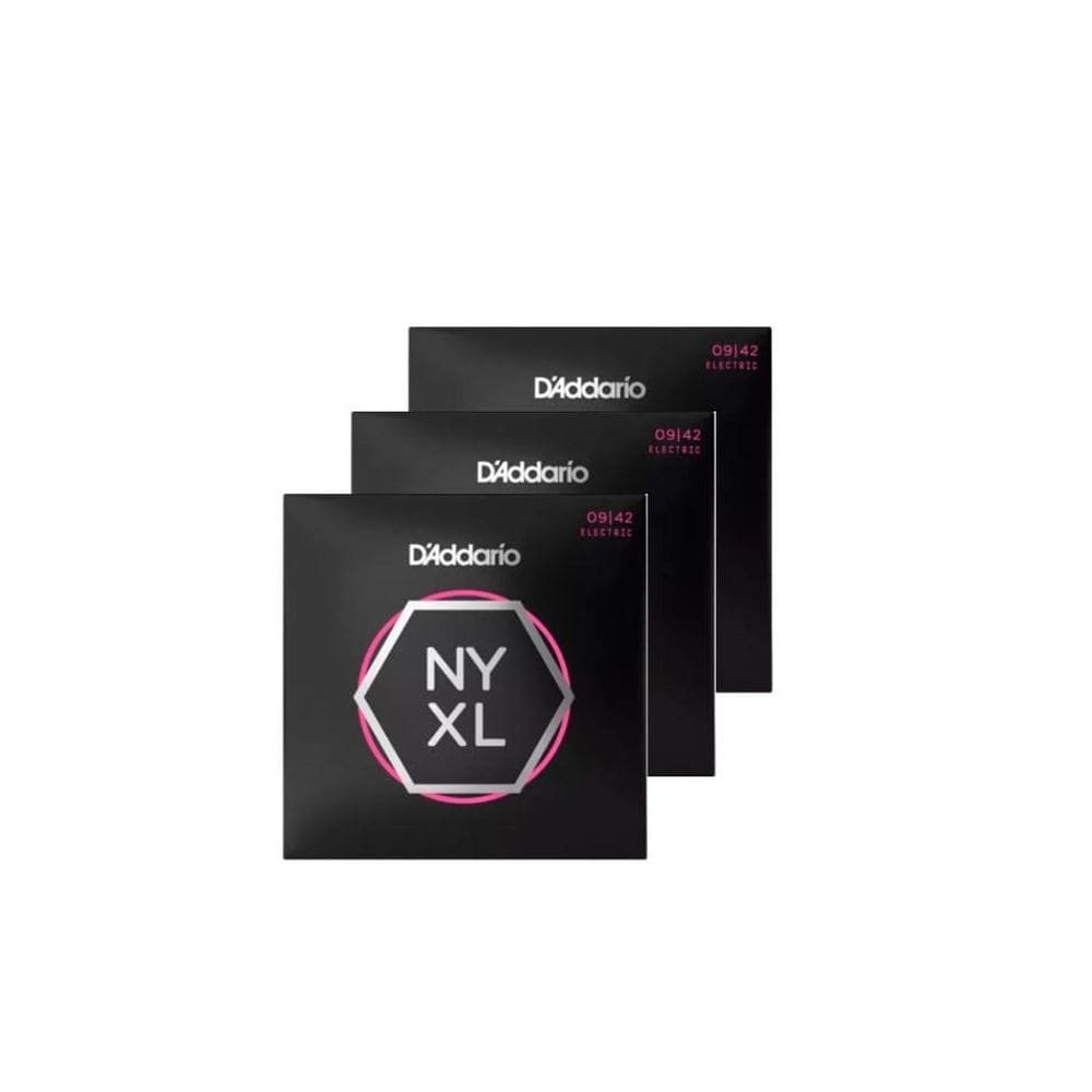 Kit 3 Und. Encordoamento Guitarra D`Addario Nyxl0942  009