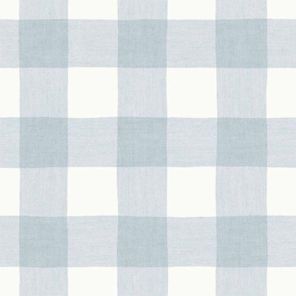 Papel De Parede Minime Xadrez Azul 17156