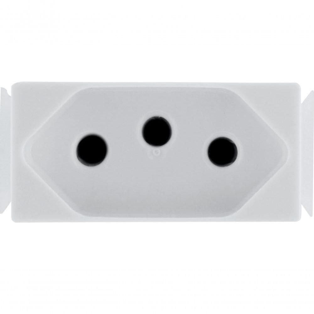 Kit 12 Modulo Tomada 2p T Tramontina 20 A 250 V Branco