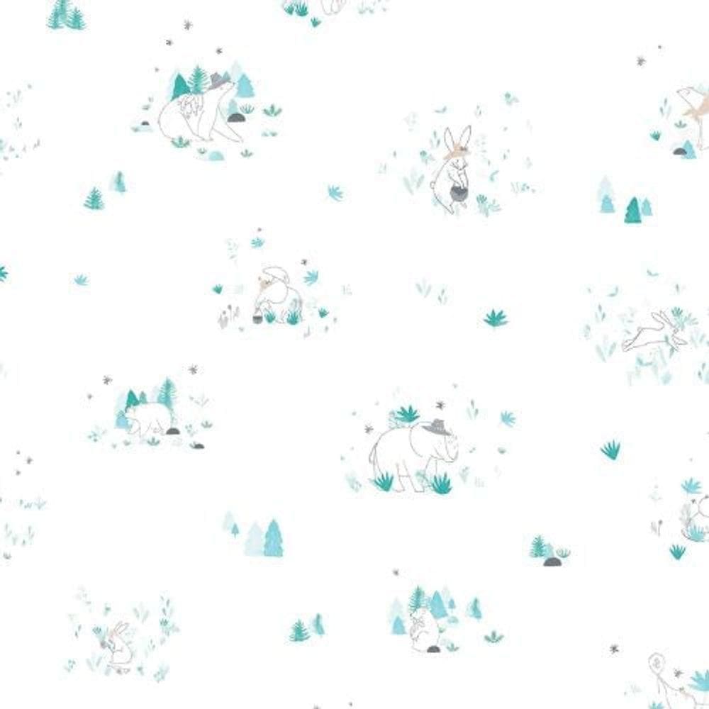 Papel De Parede Tartine Et Chocolat 4 Infantil Azul 36230601tc