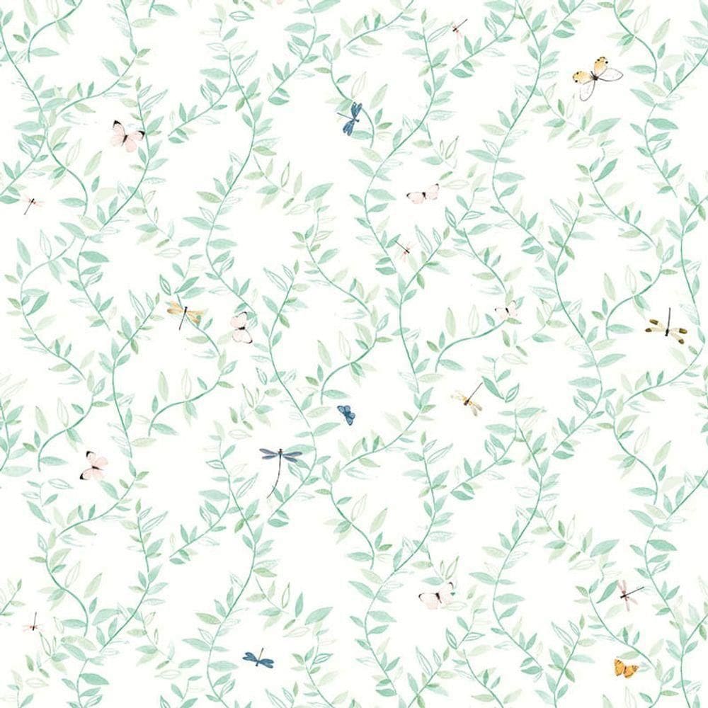 Papel De Parede Tartine Et Chocolat Envolée Fleurie 36200704 - Rolo 10m X 0,53m
