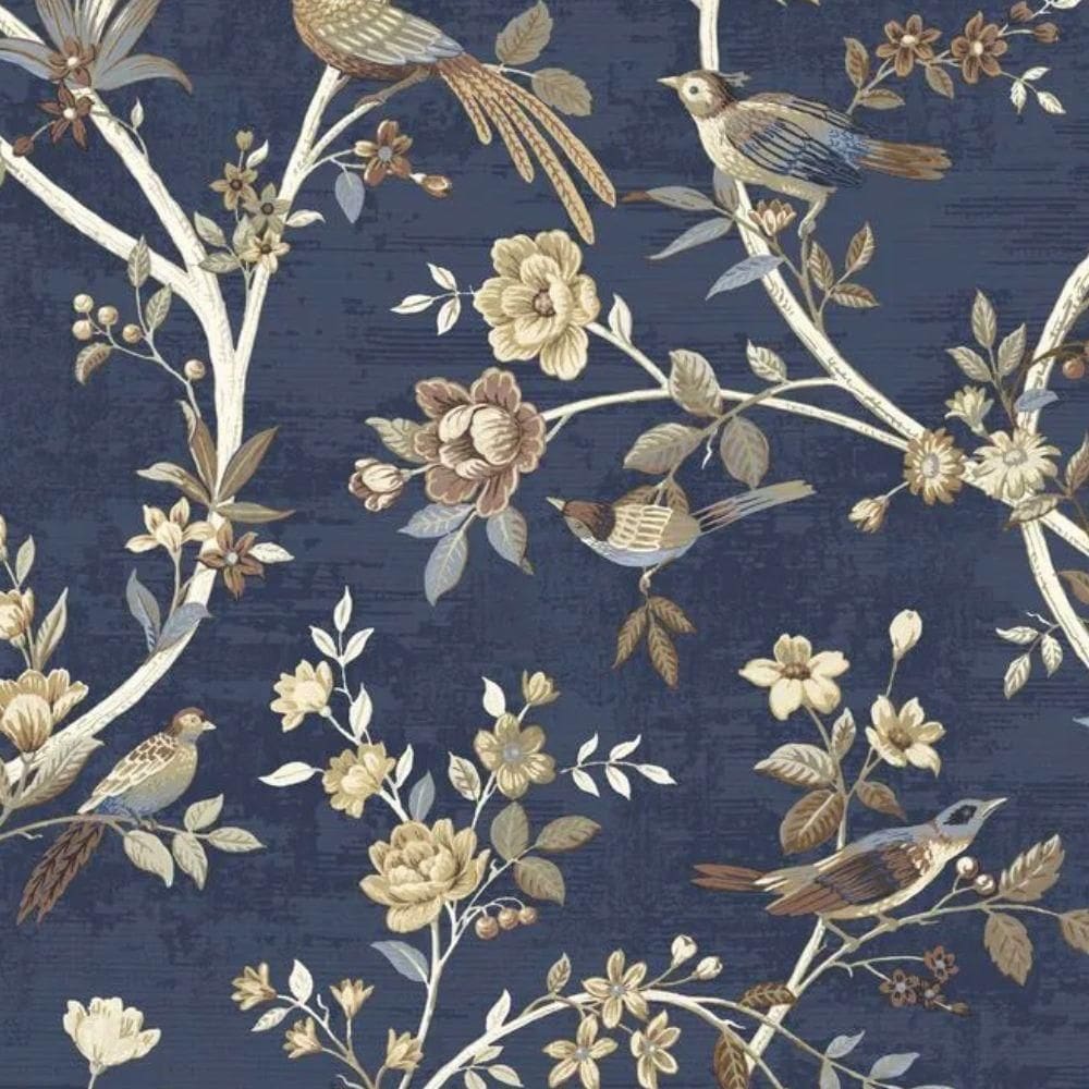 Papel De Parede Thema Animais Azul 28849