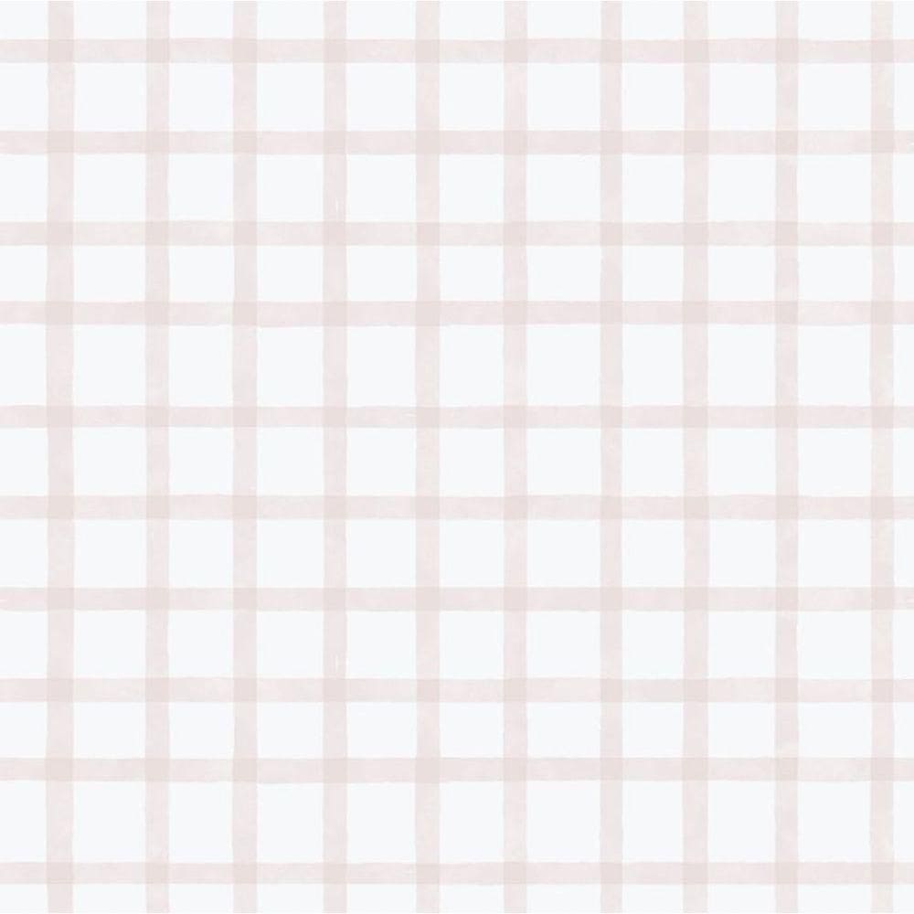 Papel De Parede Enzo Xadrez Aquarela Rosa 290-1