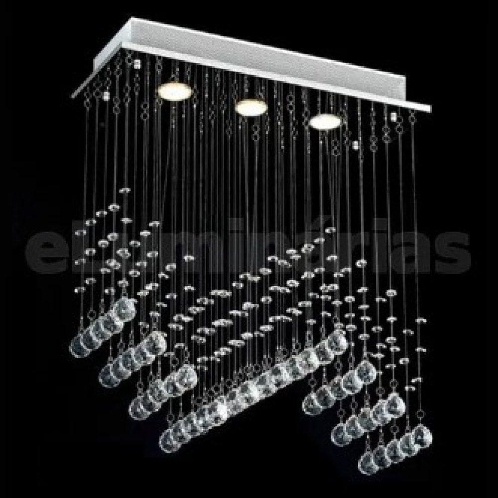 Lustre Para Sala, Quarto, Cozinha, Sala De Jantar Cristal K9 Base 18x70 60cm