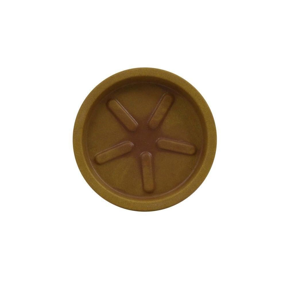 Prato De Vaso Redondo 20 X 3 Cm Cor 28 - Antique âmbar
